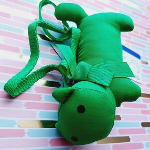 Tsumori Chisato Lesportsac Green TC Cat doll plush keychain charm rare new